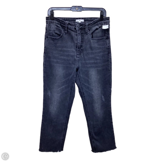 Jeans Straight By Bp In Black Denim, Size: 12