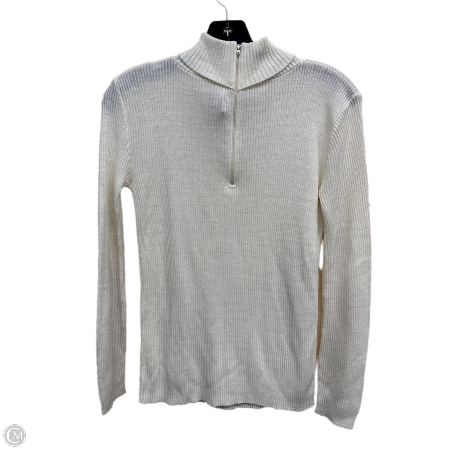 Sweater By Clothes Mentor In White, Size: S
