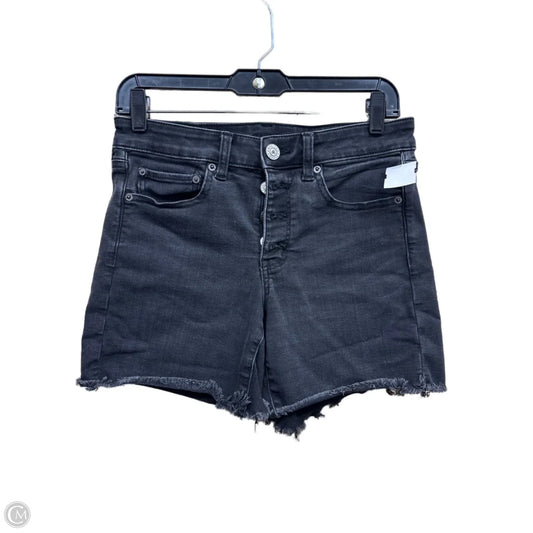 Shorts By American Eagle In Black Denim, Size: 6