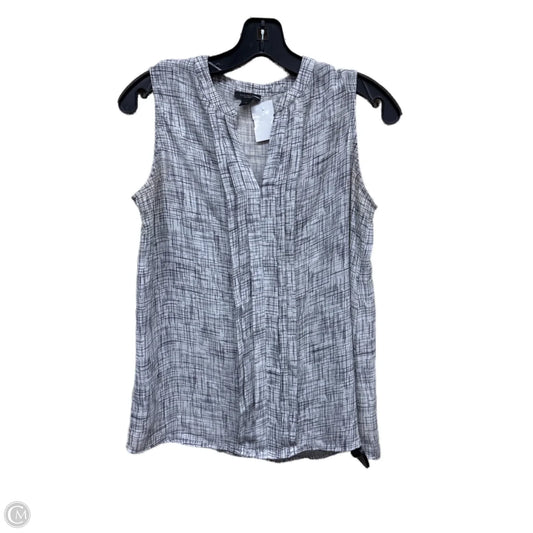 Top Sleeveless By Ann Taylor In Checkered Pattern, Size: Xs