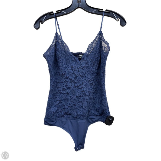Bodysuit By Express In Blue, Size: S