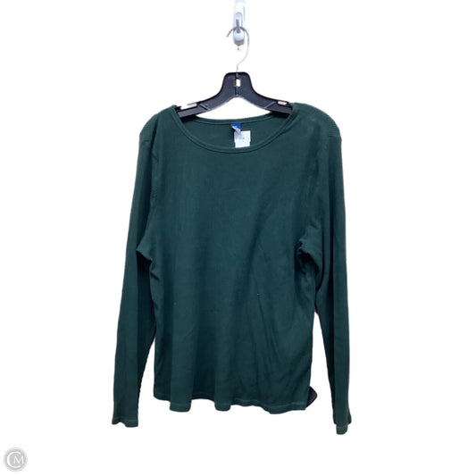 Top Long Sleeve By Old Navy In Green, Size: 2x