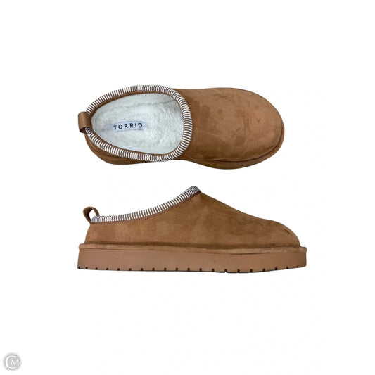 Slippers By Torrid In Brown