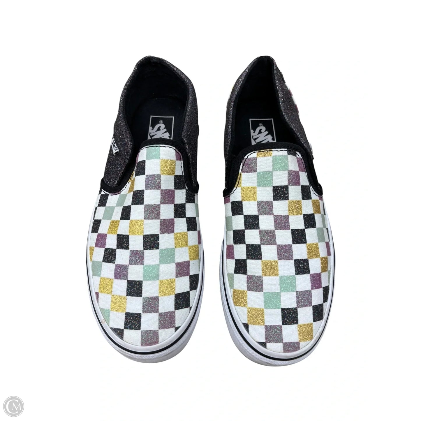 Shoes Sneakers By Vans In Checkered Pattern, Size: 10