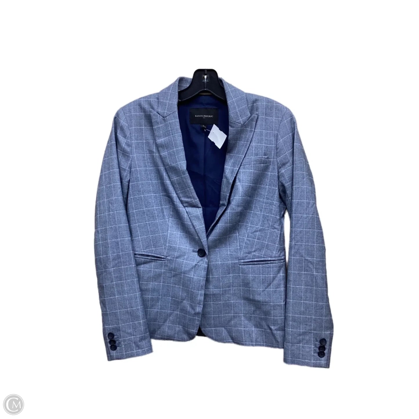 Blazer By Banana Republic In Blue, Size: 2