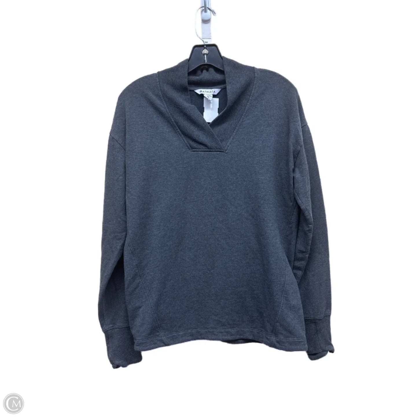 Athletic Sweatshirt Collar By Athleta In Grey, Size: Xs
