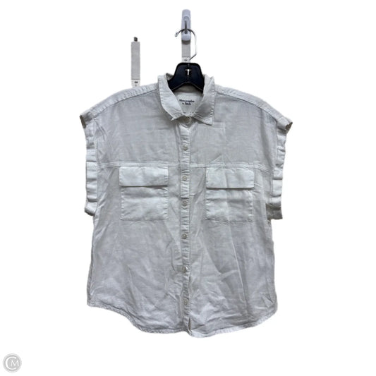 Top Short Sleeve By Abercrombie And Fitch In White, Size: S