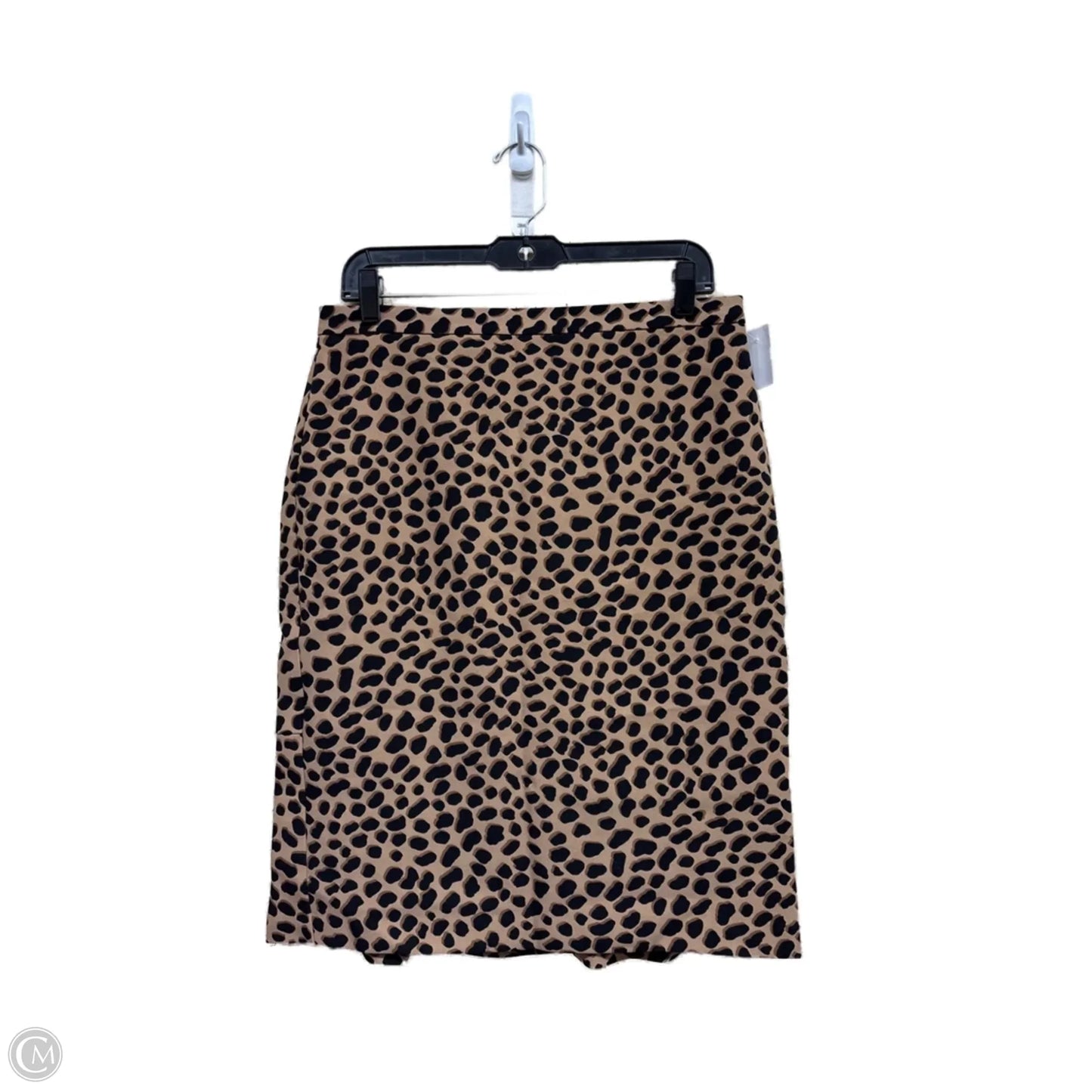 Skirt Midi By Ann Taylor In Animal Print, Size: 8
