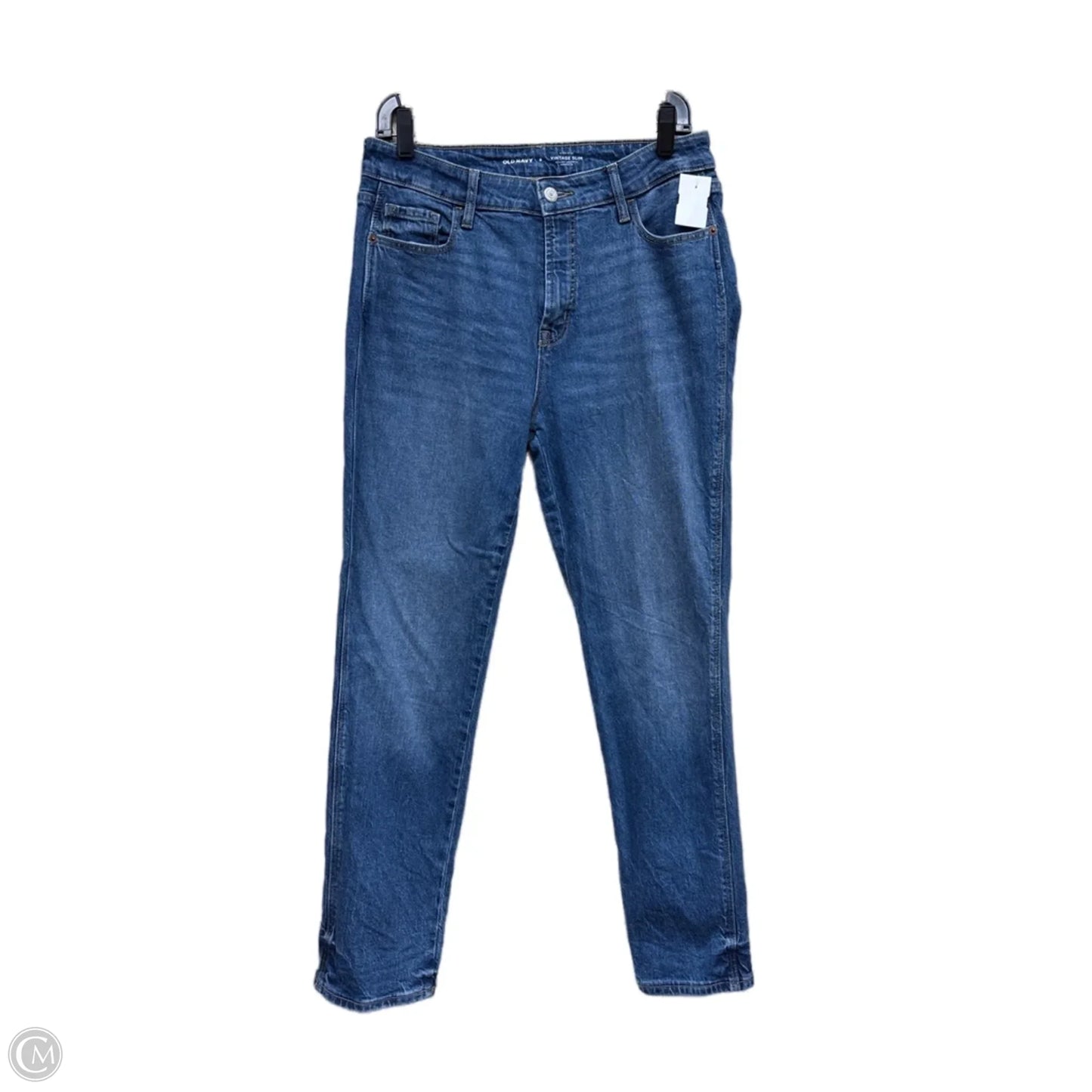 Jeans Straight By Old Navy In Blue Denim, Size: 8