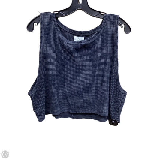 Top Sleeveless By Aerie In Blue, Size: L