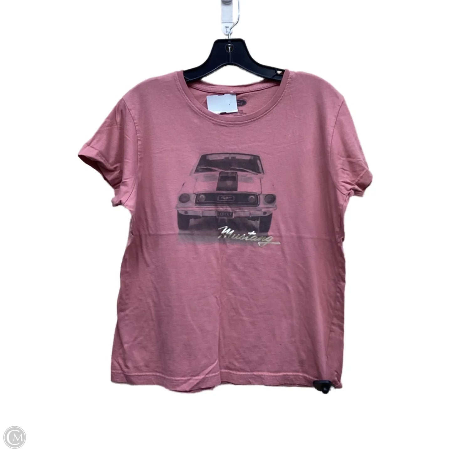 Top Short Sleeve By Clothes Mentor In Pink, Size: L