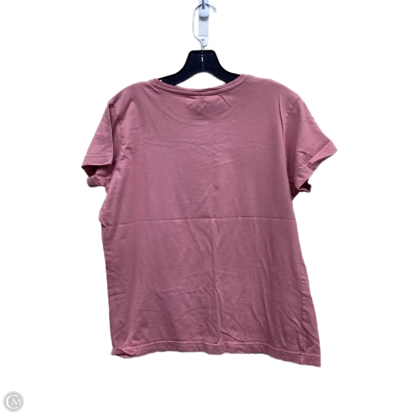 Top Short Sleeve By Clothes Mentor In Pink, Size: L