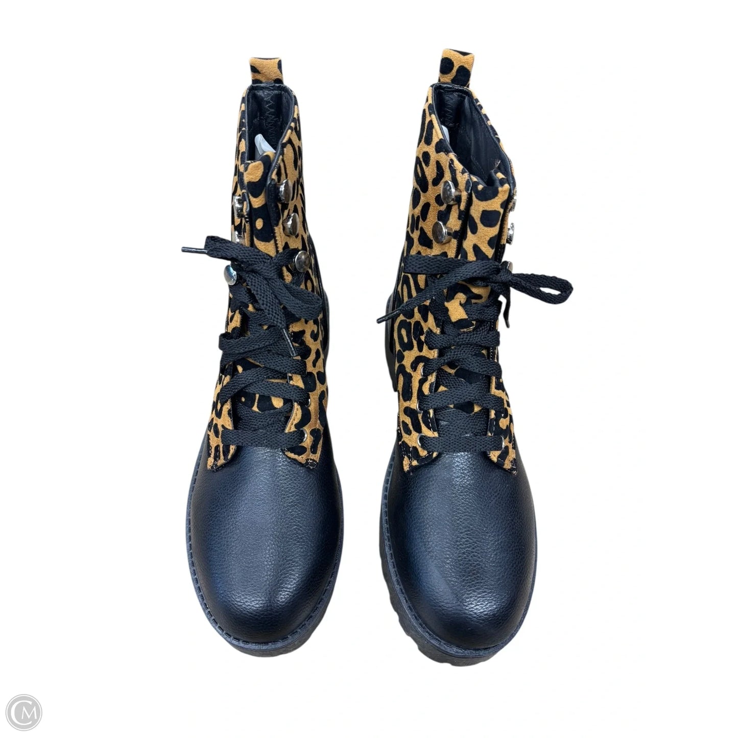 Boots Ankle Flats By Qupid In Animal Print, Size: 8