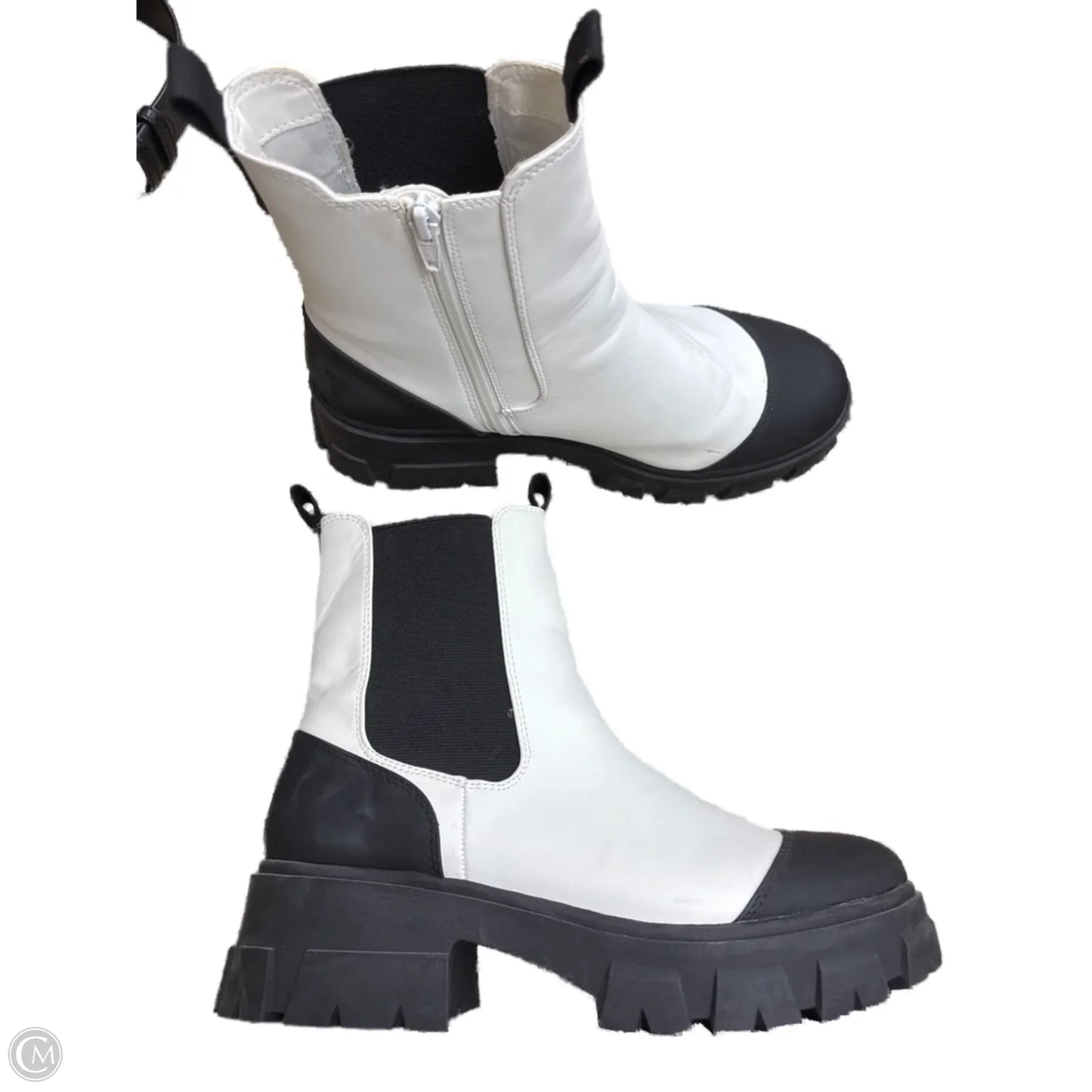 Boots Ankle Flats By A New Day In White, Size: 9