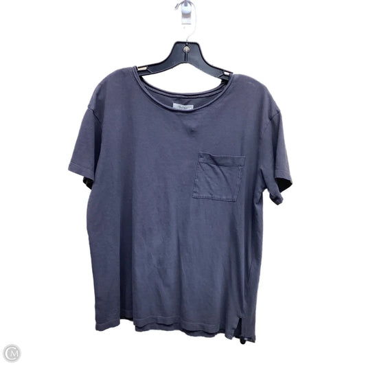 Top Short Sleeve By Madewell In Grey, Size: S