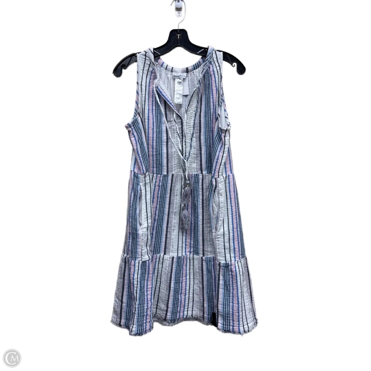 Dress Casual Short By Tommy Bahama In Striped Pattern, Size: L