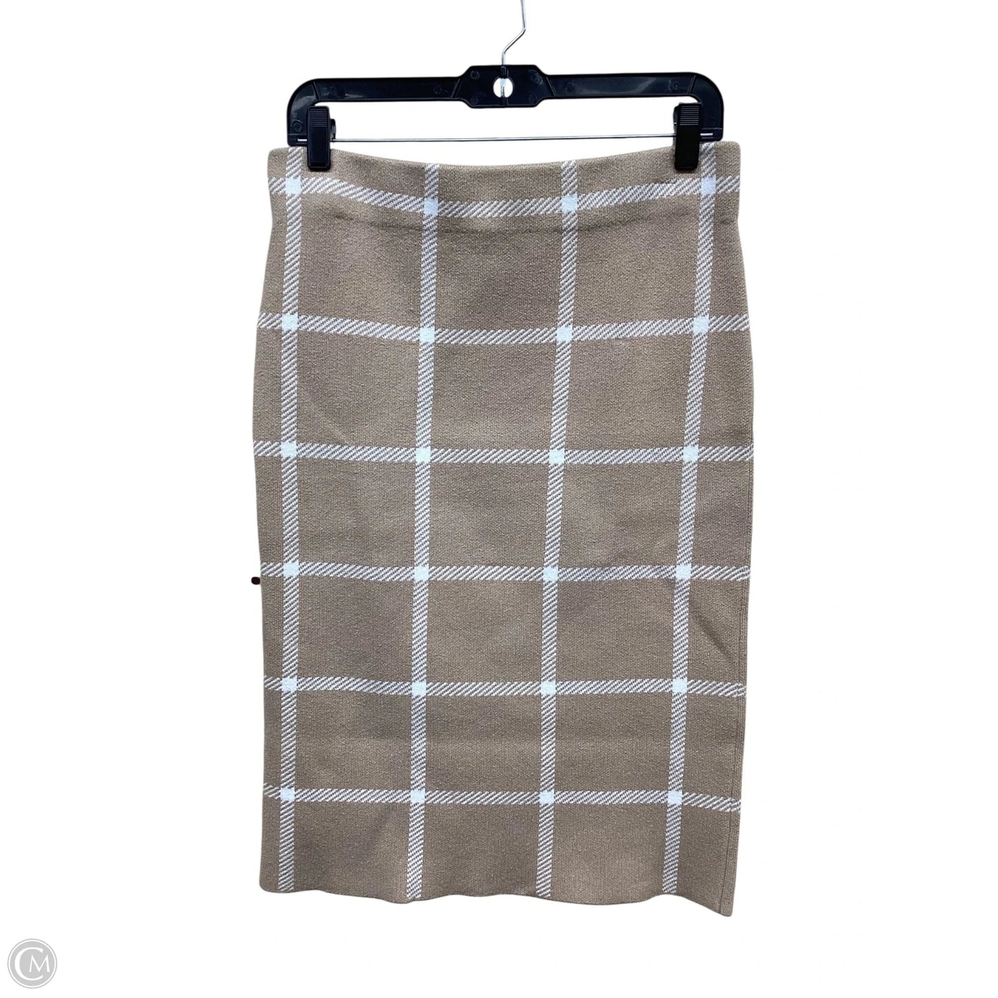 Skirt Midi By Ann Taylor In Checkered Pattern, Size: M