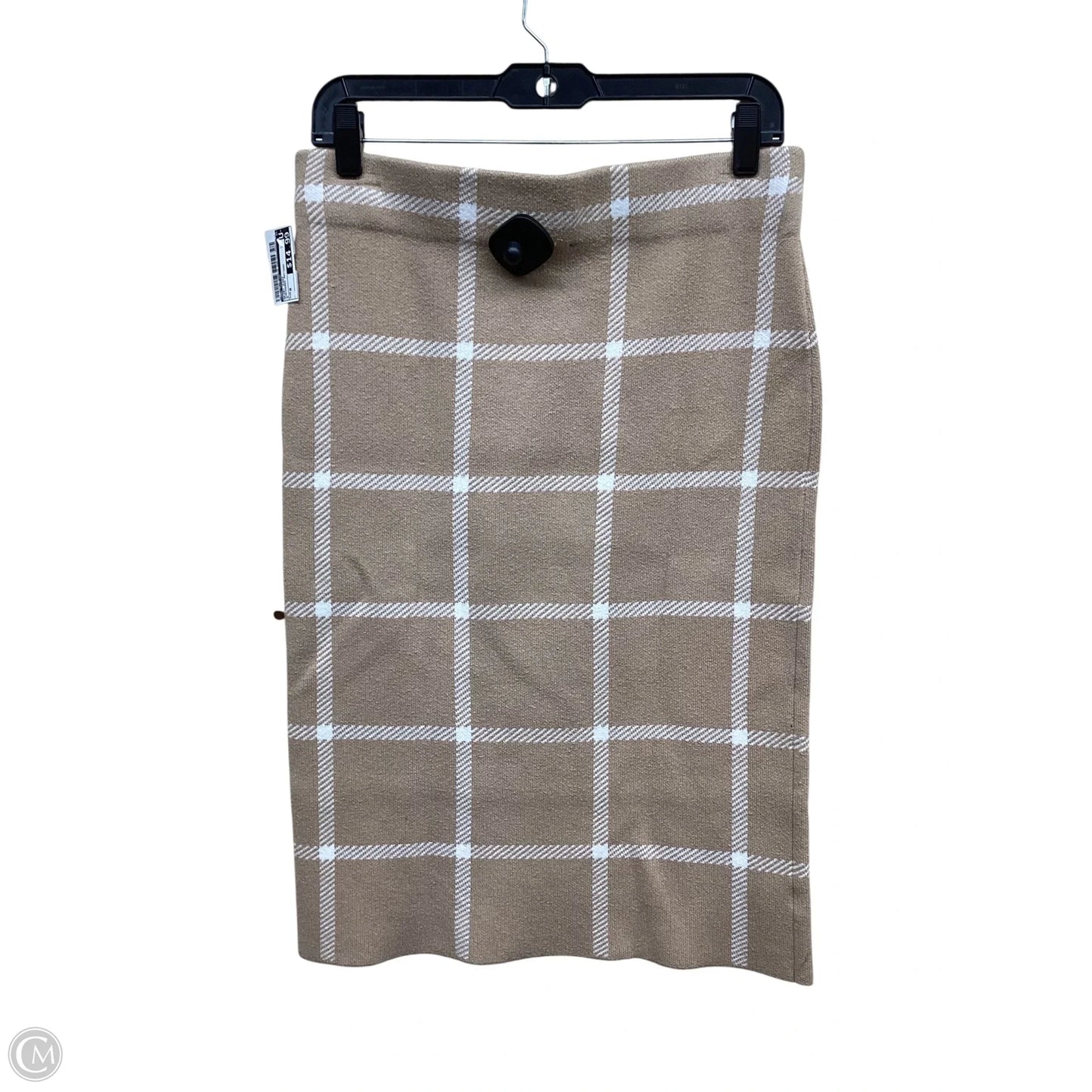 Skirt Midi By Ann Taylor In Checkered Pattern, Size: M