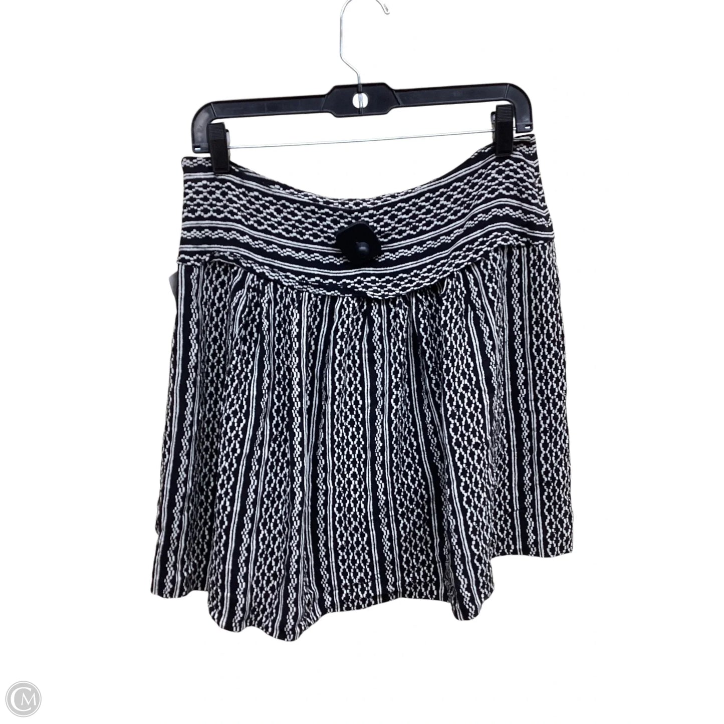 Skirt Mini & Short By Madewell In Black & White, Size: S