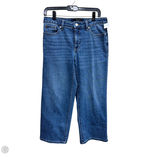 Jeans Straight By Banana Republic In Blue Denim, Size: 6