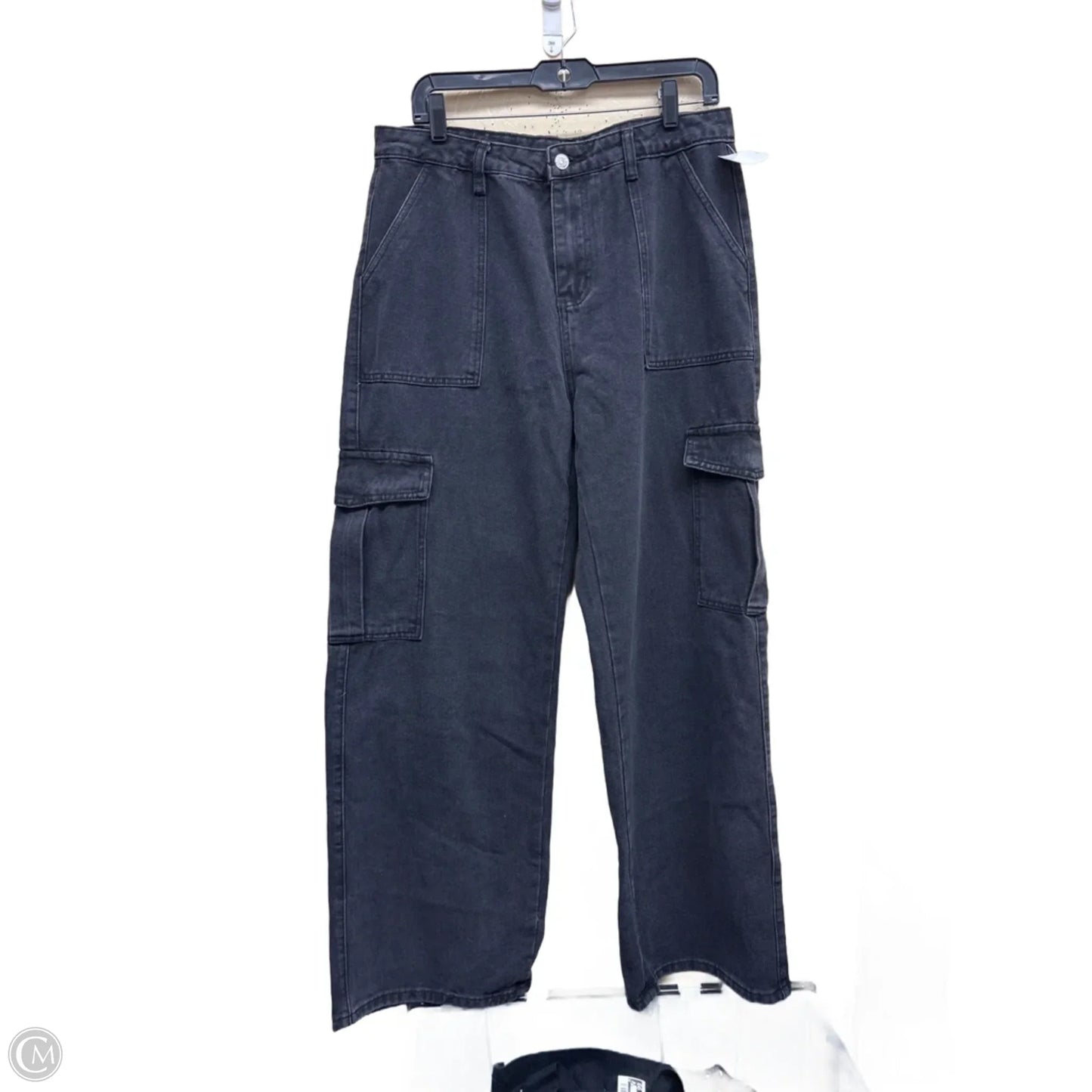 Pants Cargo & Utility By Clothes Mentor In Black Denim, Size: Xl