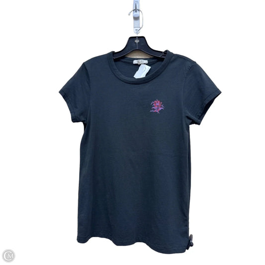 Top Short Sleeve By Rag And Bone In Black, Size: S