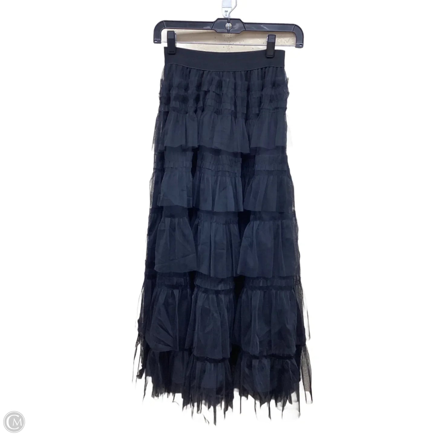 Skirt Maxi By Clothes Mentor In Black, Size: 0