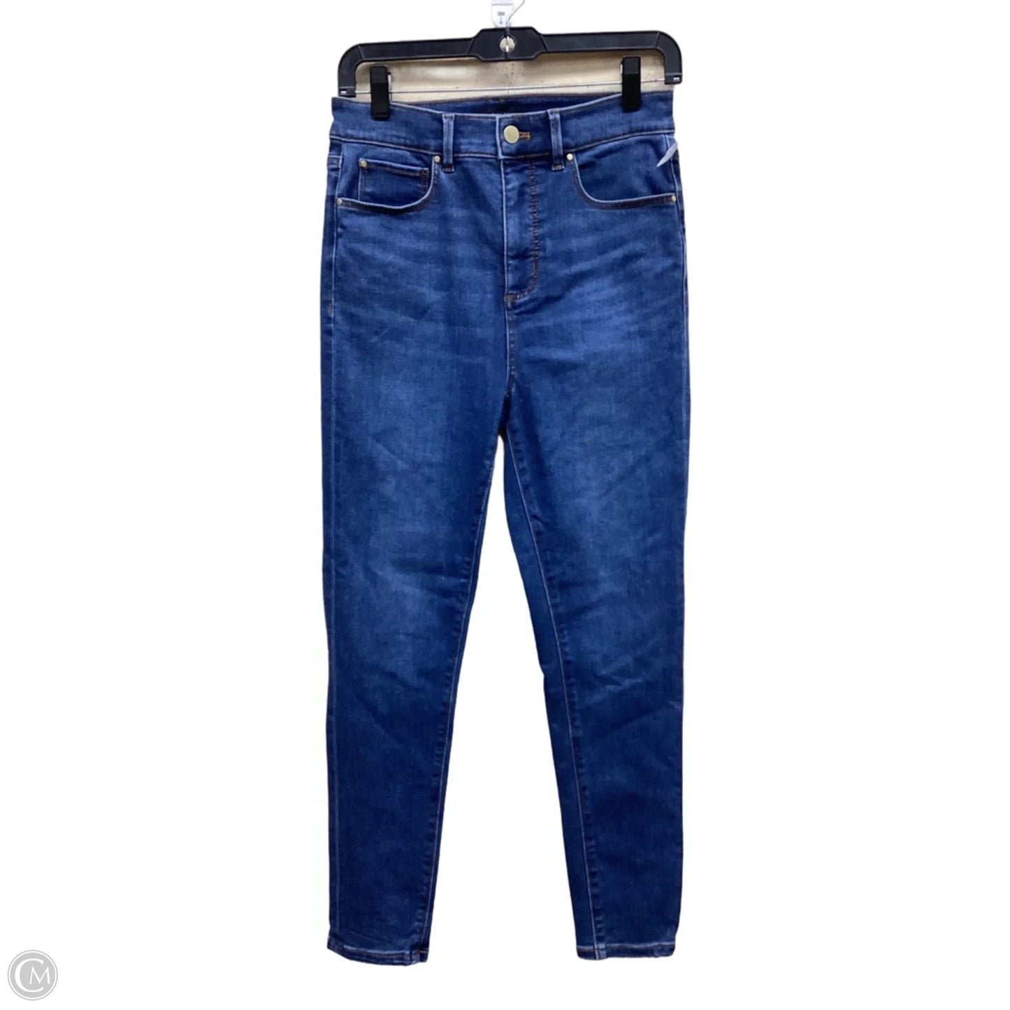 Jeans Straight By Ann Taylor In Blue Denim, Size: 4