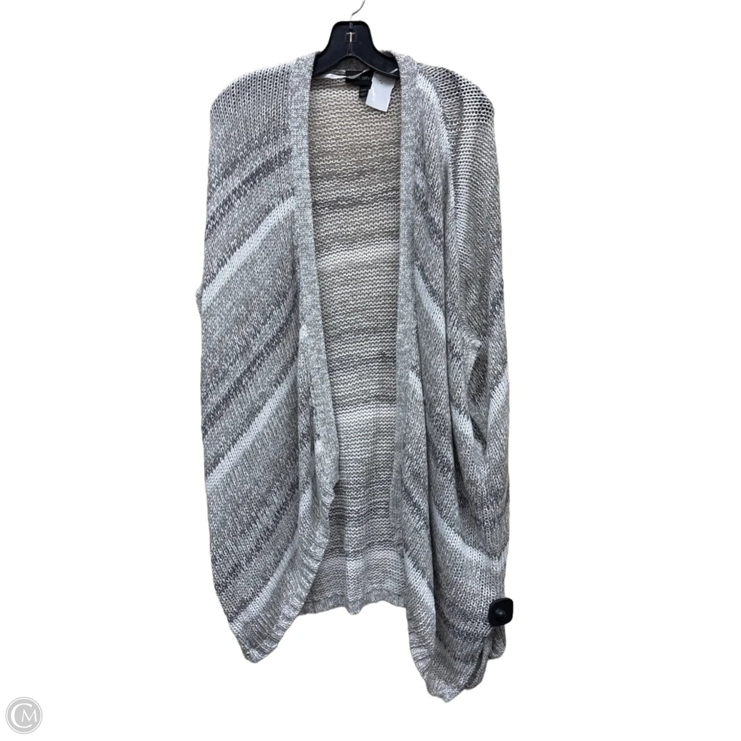 Sweater Cardigan By Lane Bryant In Grey