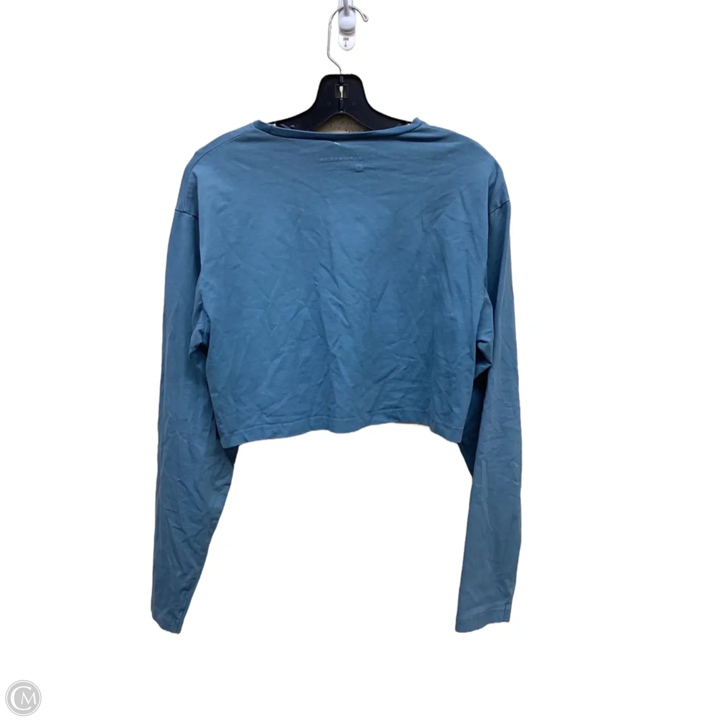 Athletic Top Long Sleeve Crewneck By Clothes Mentor In Blue, Size: M