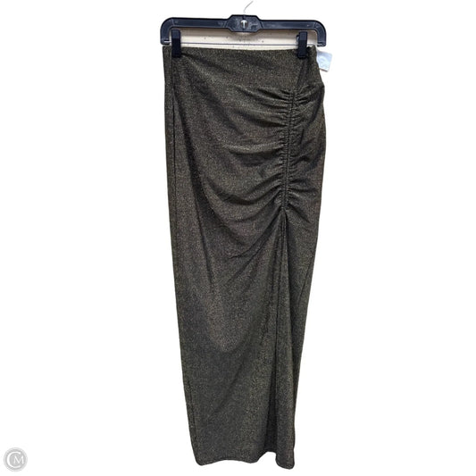 Skirt Maxi By Clothes Mentor In Gold, Size: M