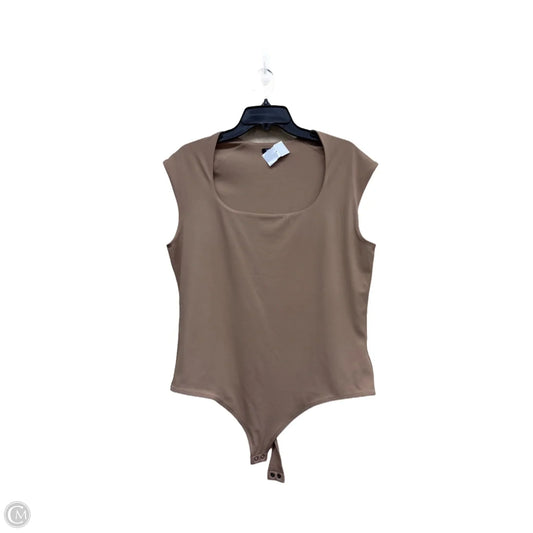 Bodysuit By Express In Brown, Size: Xl