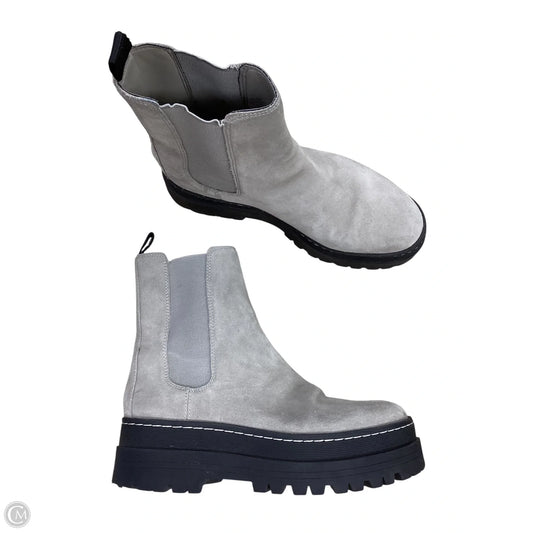 Boots Ankle Flats By Marc Fisher In Grey, Size: 9