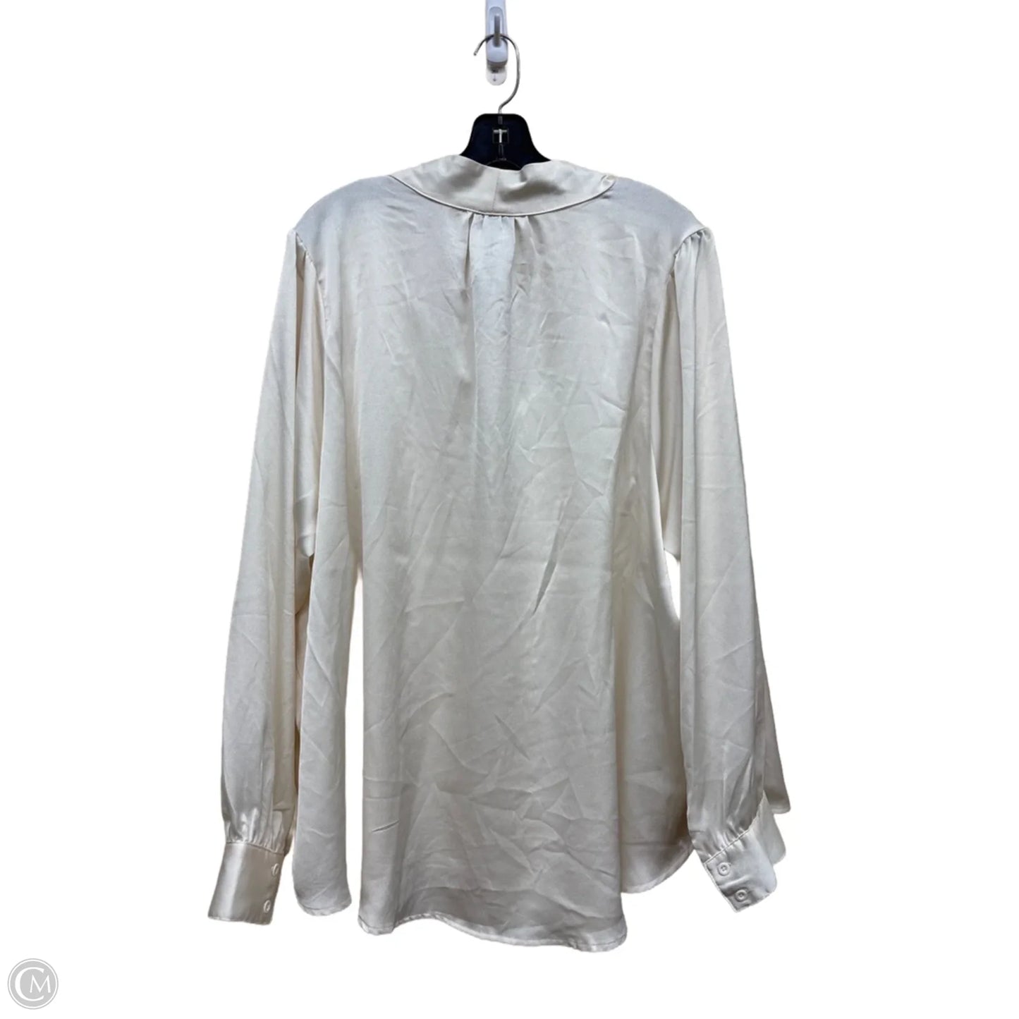 Top Long Sleeve By Torrid In Beige, Size: 3x
