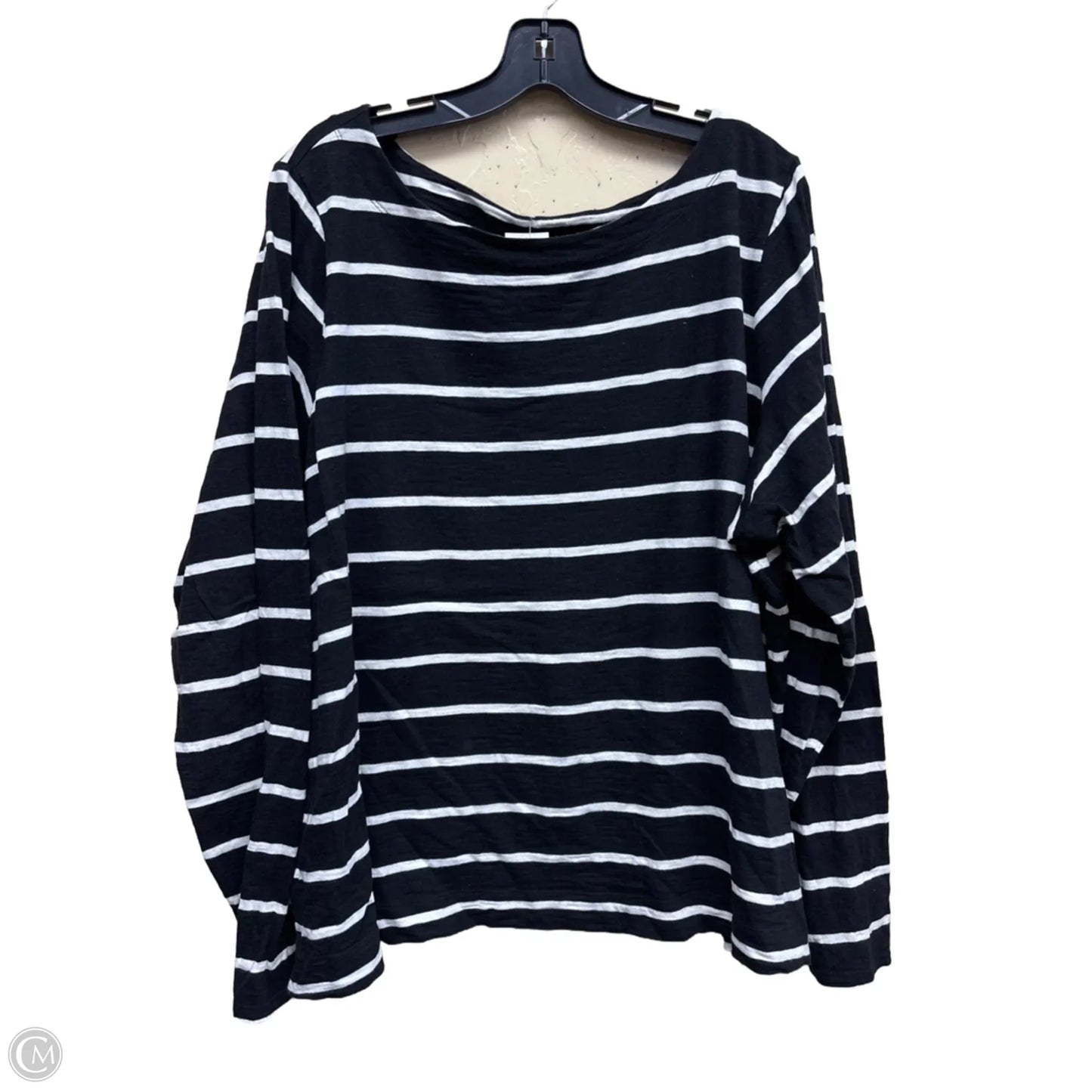 Top Long Sleeve By Old Navy In Striped Pattern, Size: Xxl