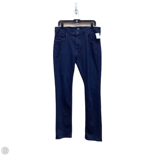 Jeans Skinny By Paige In Blue Denim, Size: 18