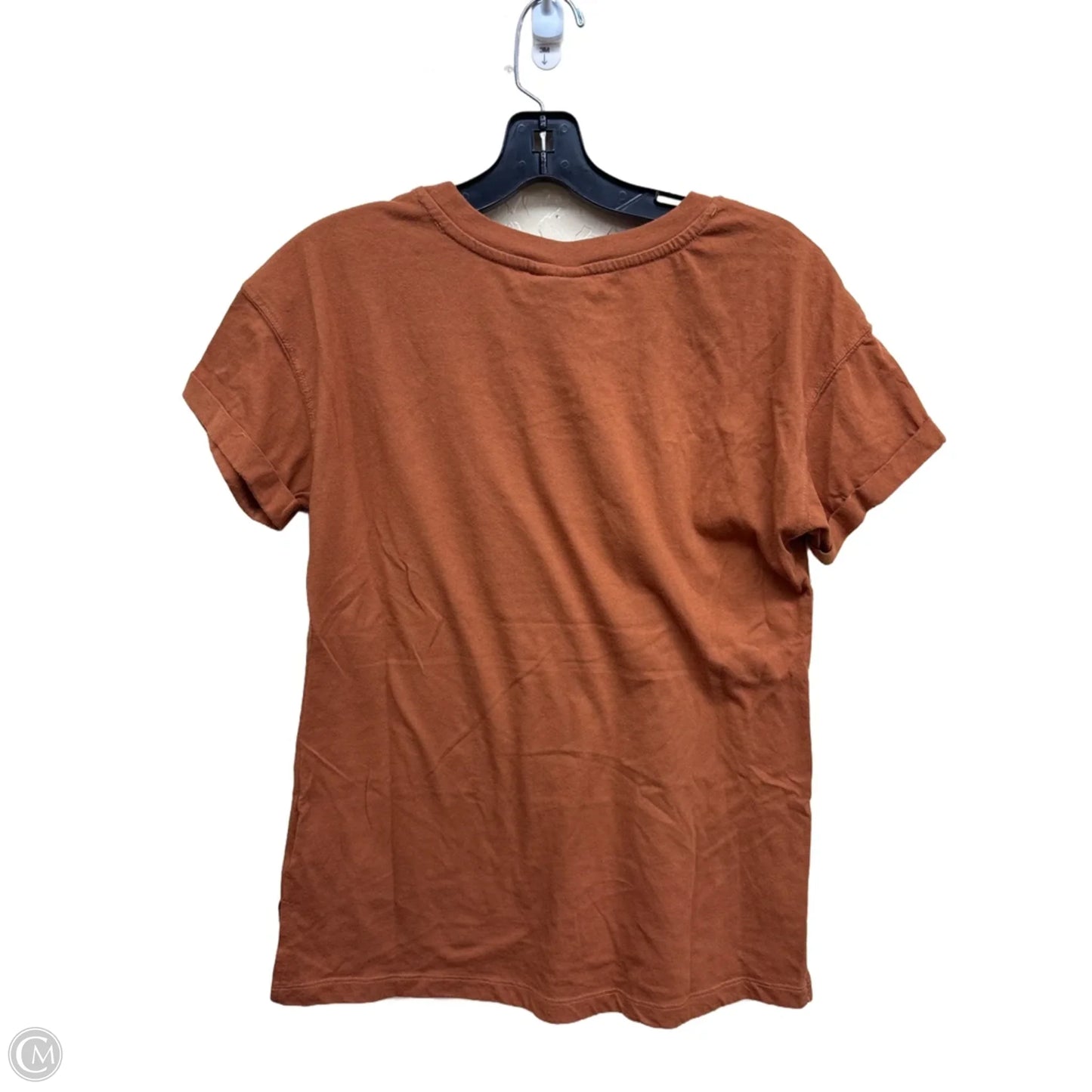Top Short Sleeve By White Crow In Brown, Size: S