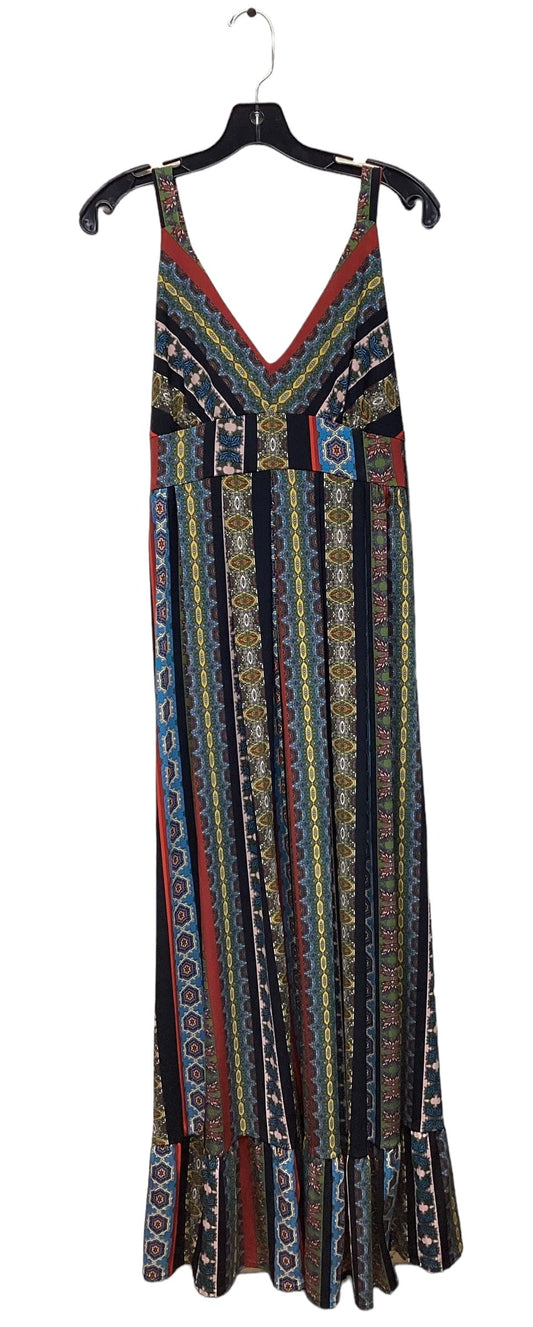 Multi-colored Dress Casual Maxi Tahari By Arthur Levine, Size L