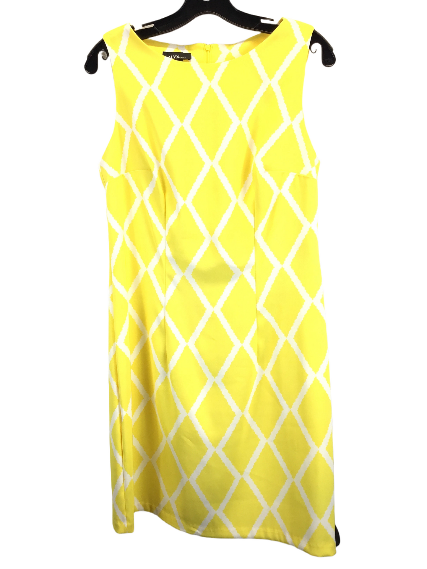 White & Yellow Dress Work Alyx, Size M