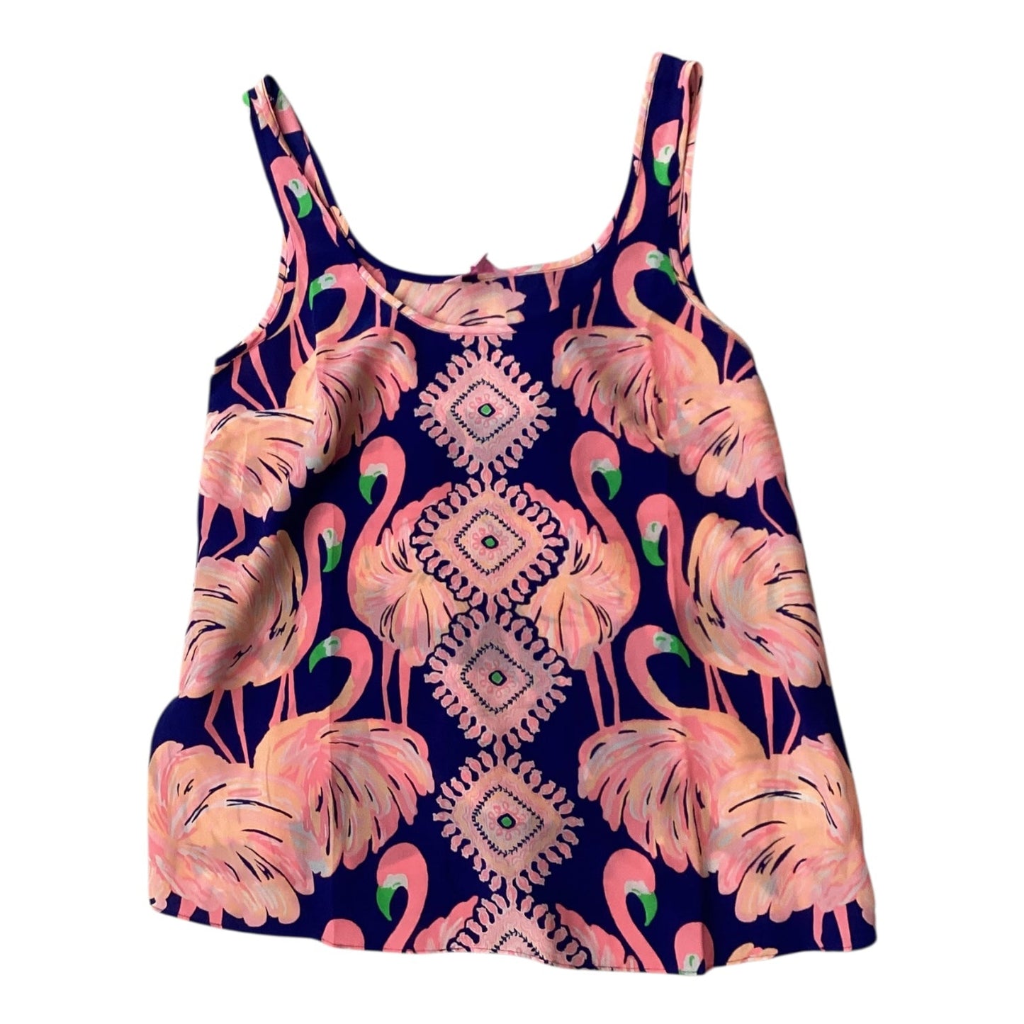 Top Sleeveless Designer By Lilly Pulitzer In Blue & Orange, Size:S