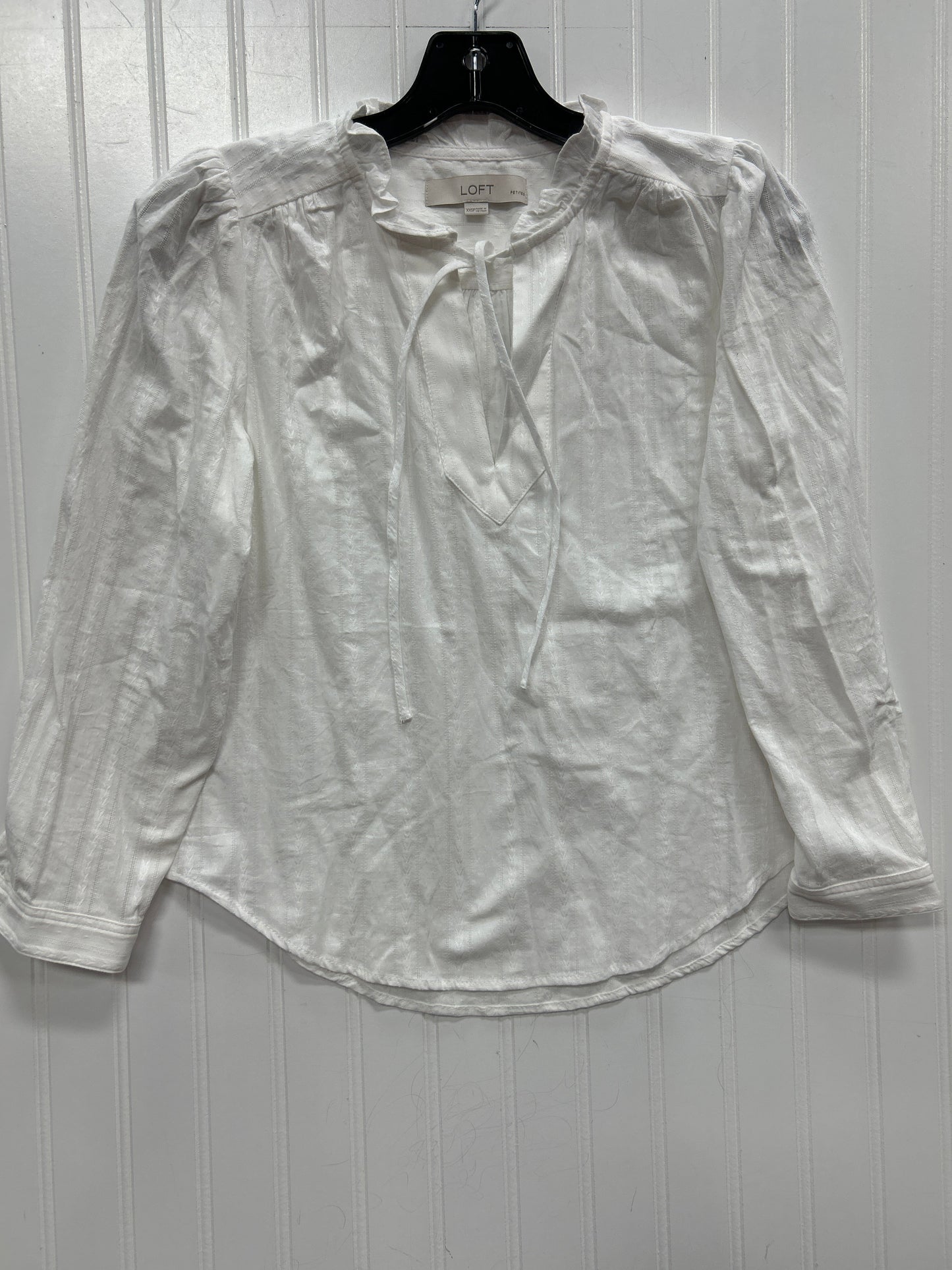 Top Ls By Loft In White, Size:Xxsp