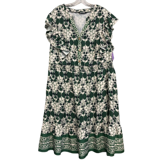 Dress Casual Maxi By Bloomchic In Floral Print, Size:3X