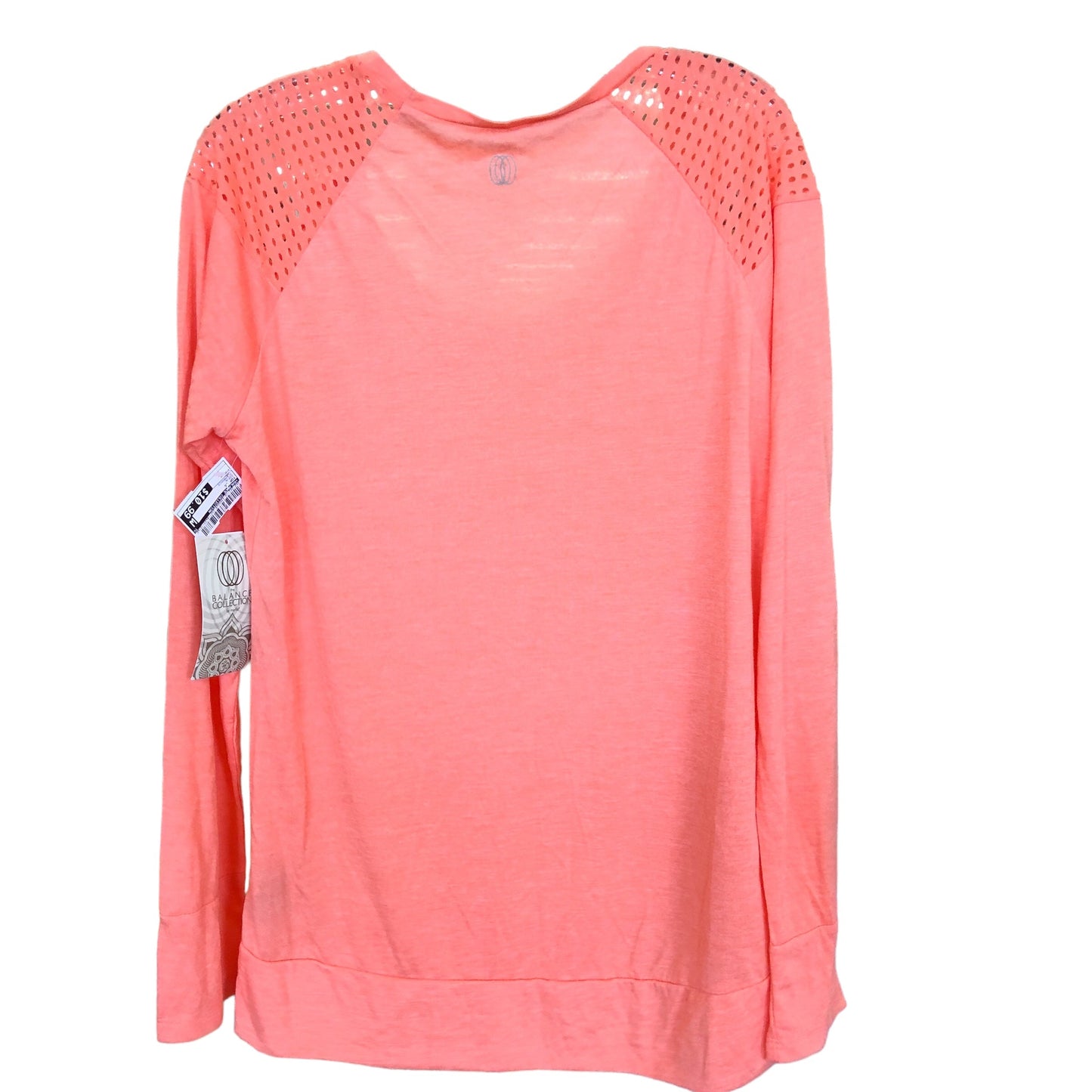 Coral Top Long Sleeve Balance Collection, Size Xl