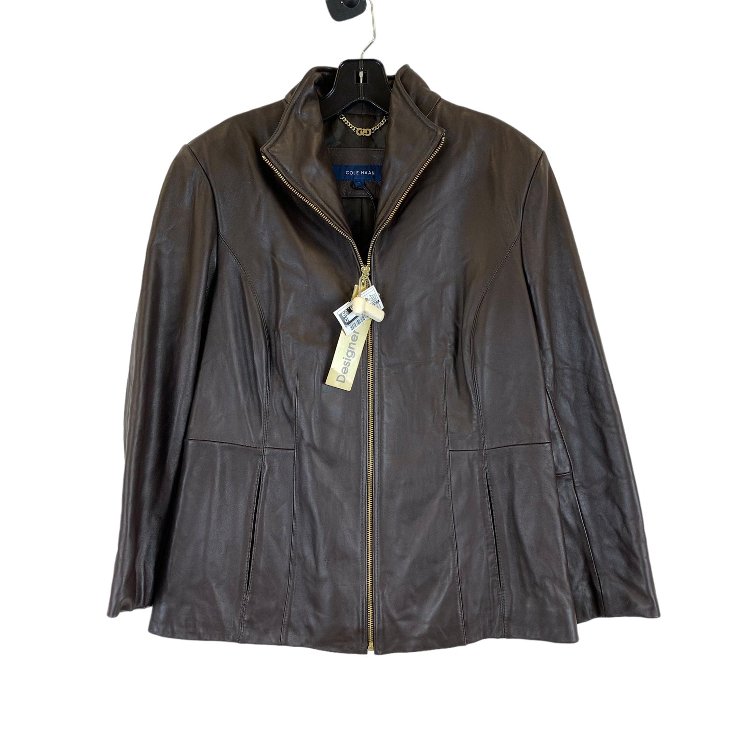 Jacket Leather By Cole-haan  Size: L