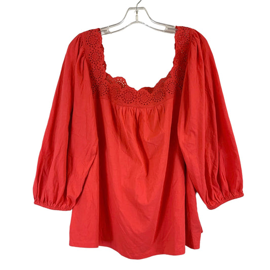 Top 3/4 Sleeve By Loft  Size: L
