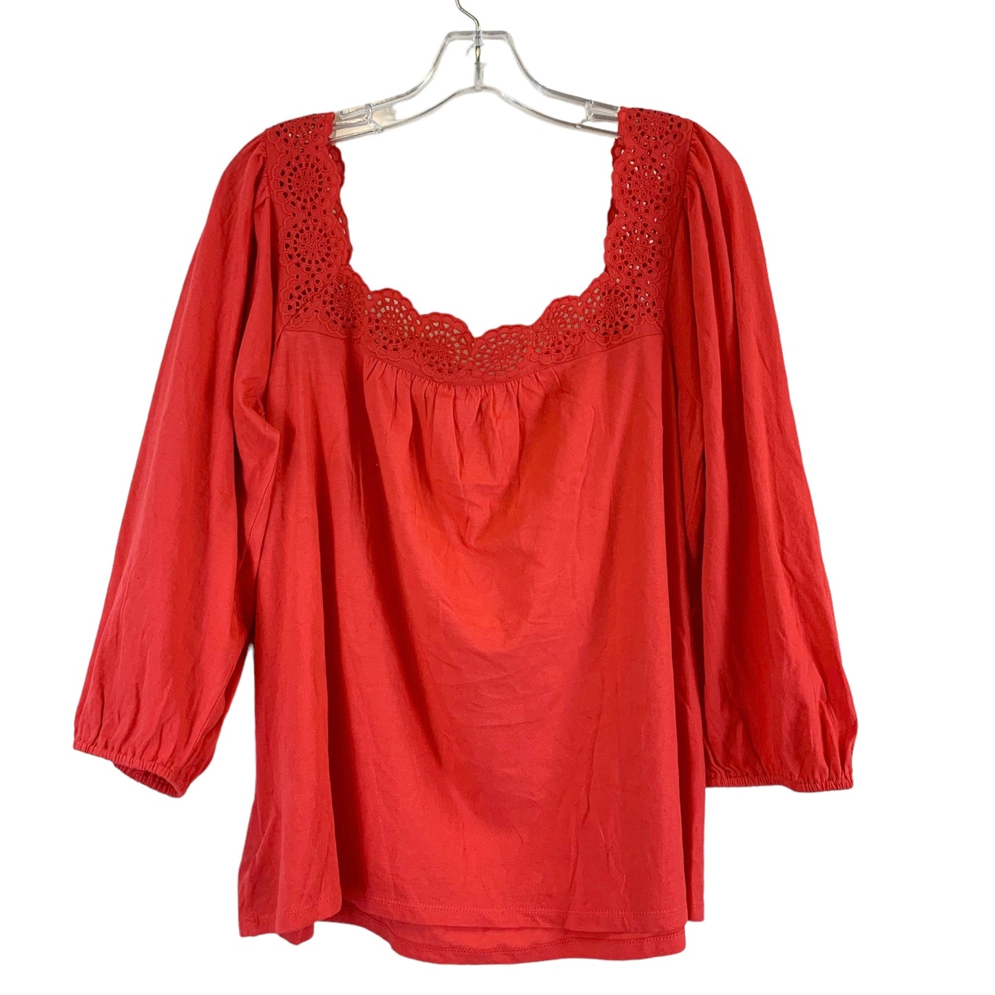 Top 3/4 Sleeve By Loft  Size: L