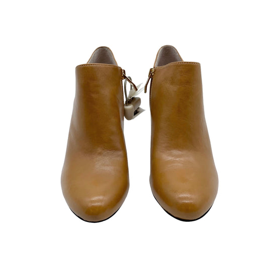 Tan Boots Ankle Heels Vince Camuto, Size 8