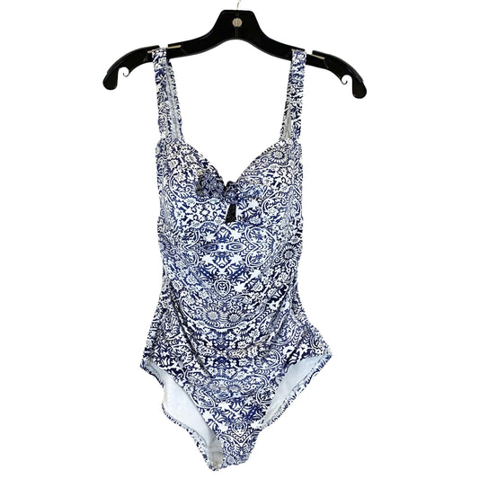 Blue & White Swimsuit Tommy Bahama, Size M