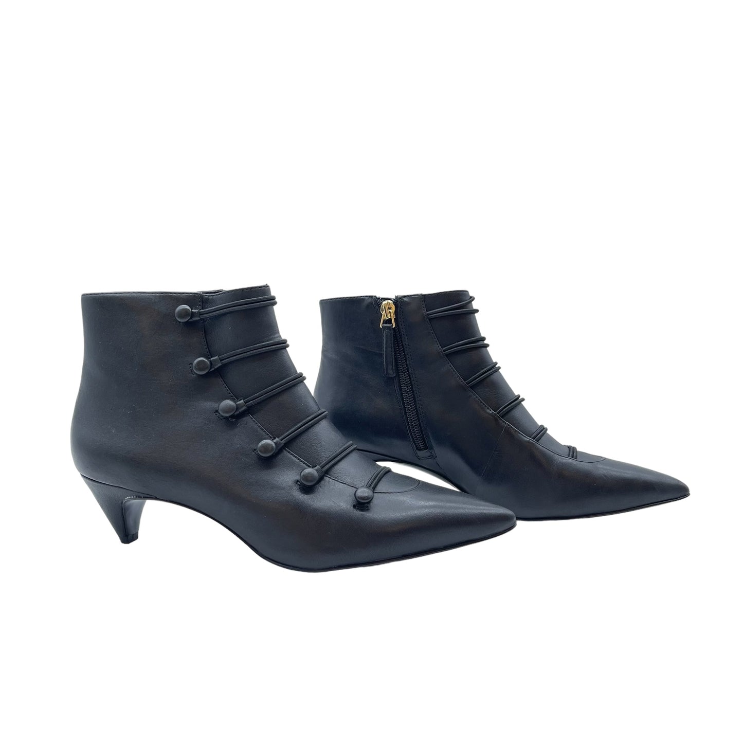 Black Boots Ankle Heels Nine West, Size 7.5
