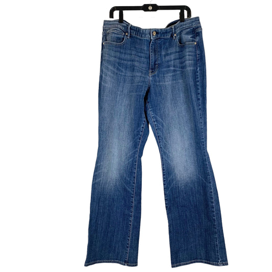 Blue Denim Jeans Boot Cut White House Black Market, Size 18